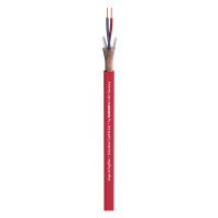 SOMMER CABLE Stage 22 Highflex; 2 x 0,22 mm2; PVC 6,40 mm przewód mikrofonowy, Czerwony